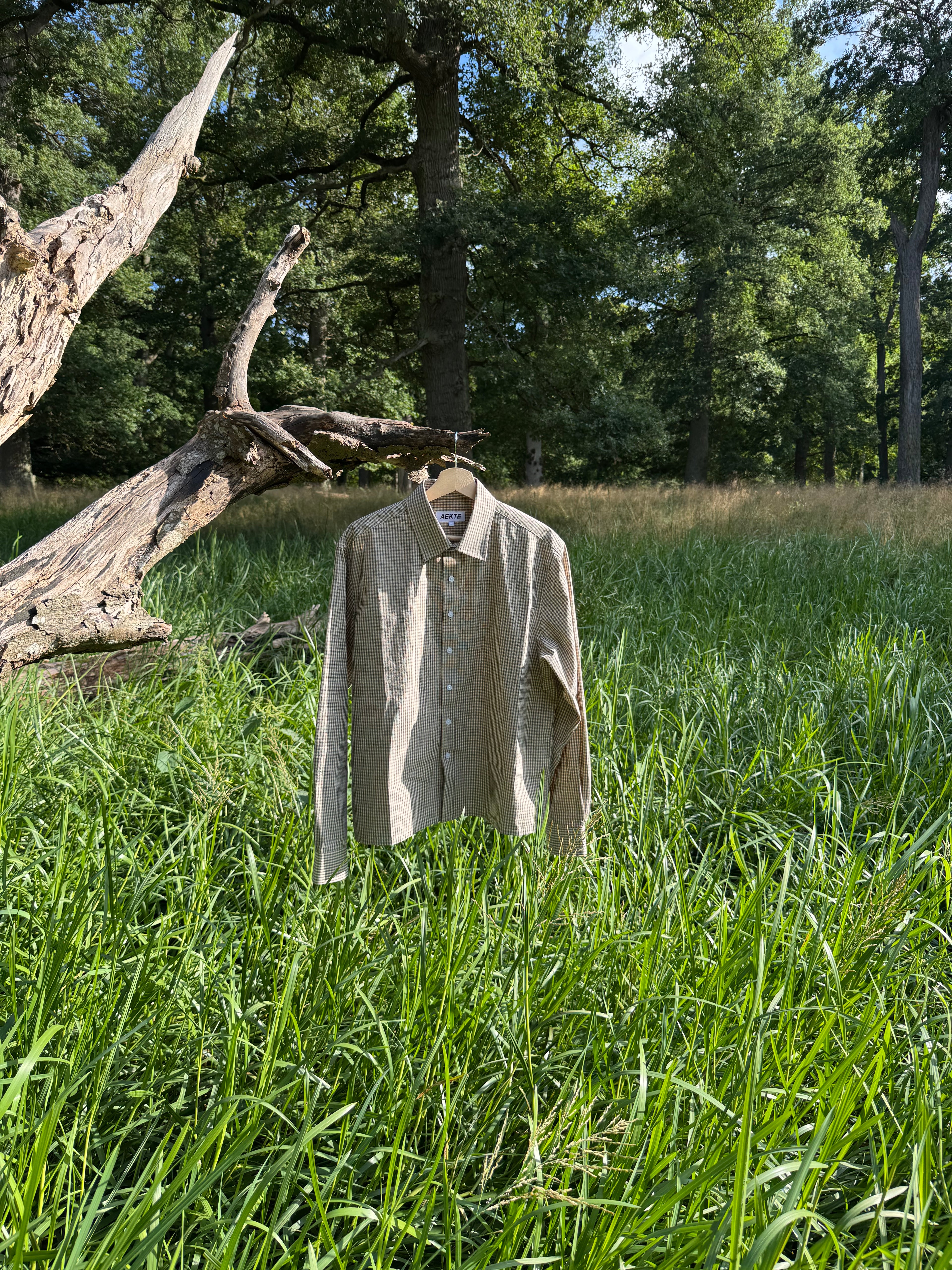 Aekte skjorte